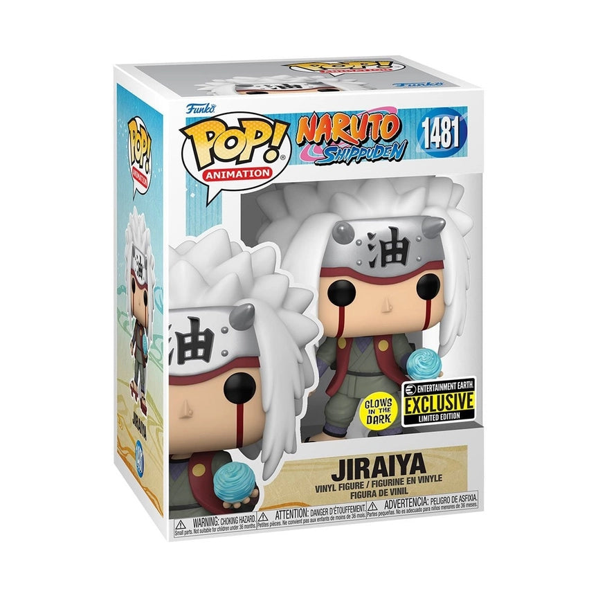 Naruto Shippuden - Jiraiya with Rasengan - Special Edition Multicolor Glow Exclusive Funko Pop! Vinyl Figure #1481