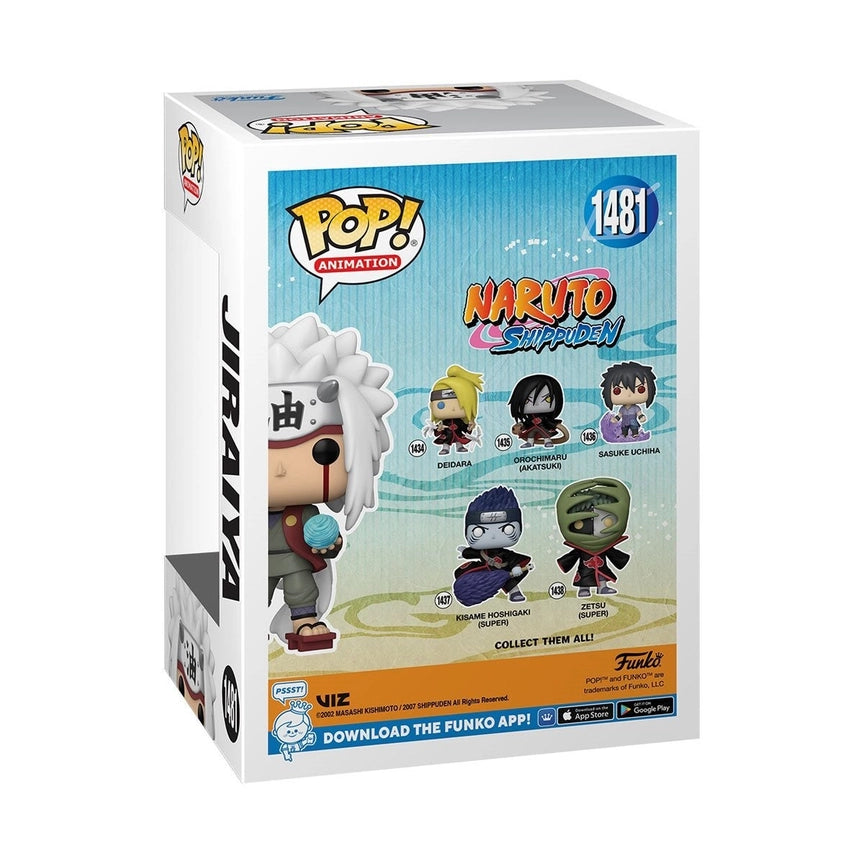 Naruto Shippuden - Jiraiya with Rasengan - Special Edition Multicolor Glow Exclusive Funko Pop! Vinyl Figure #1481