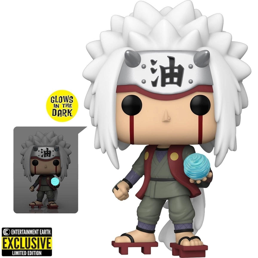 Naruto Shippuden - Jiraiya with Rasengan - Special Edition Multicolor Glow Exclusive Funko Pop! Vinyl Figure #1481