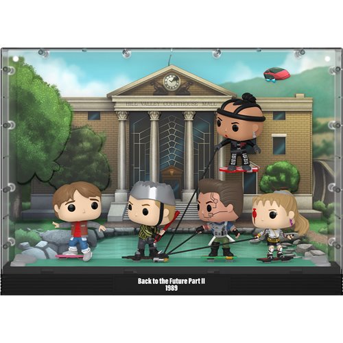 Back to the Future Part II Hoverboard Chase Deluxe Funko Pop! Moment with Case #11